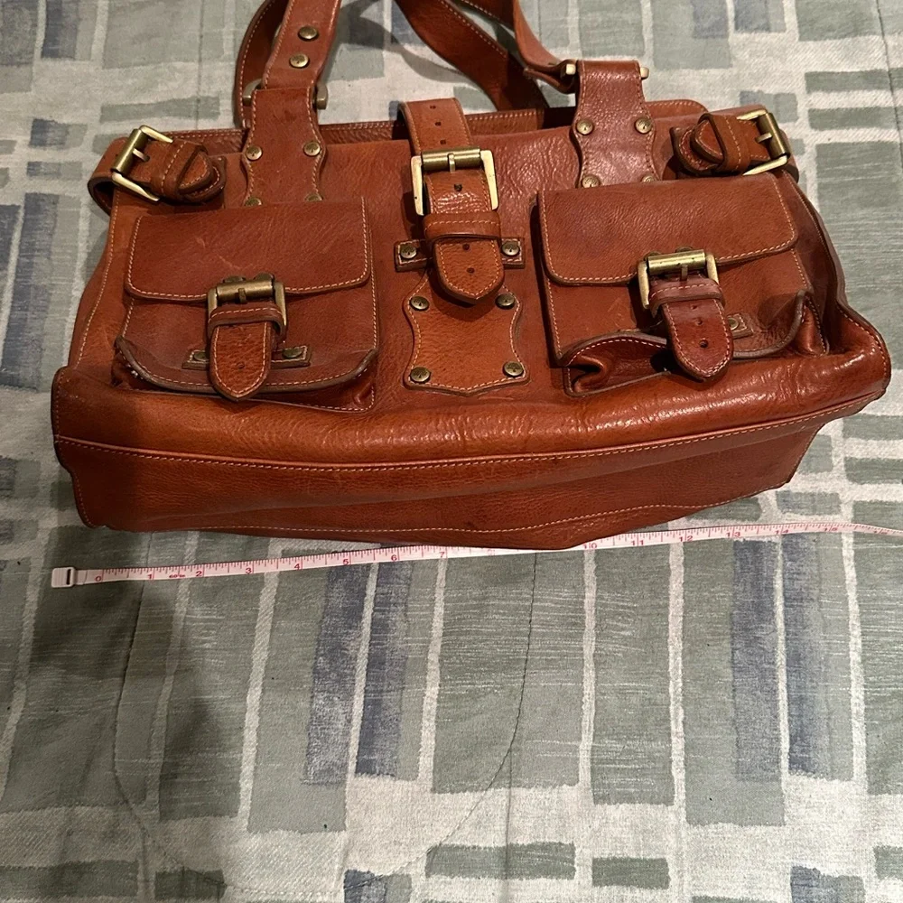 Mulberry Roxanne Oak Darwin Leather Bag